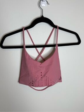 CSB Pink Cross-Back Performance Sports Bra size small